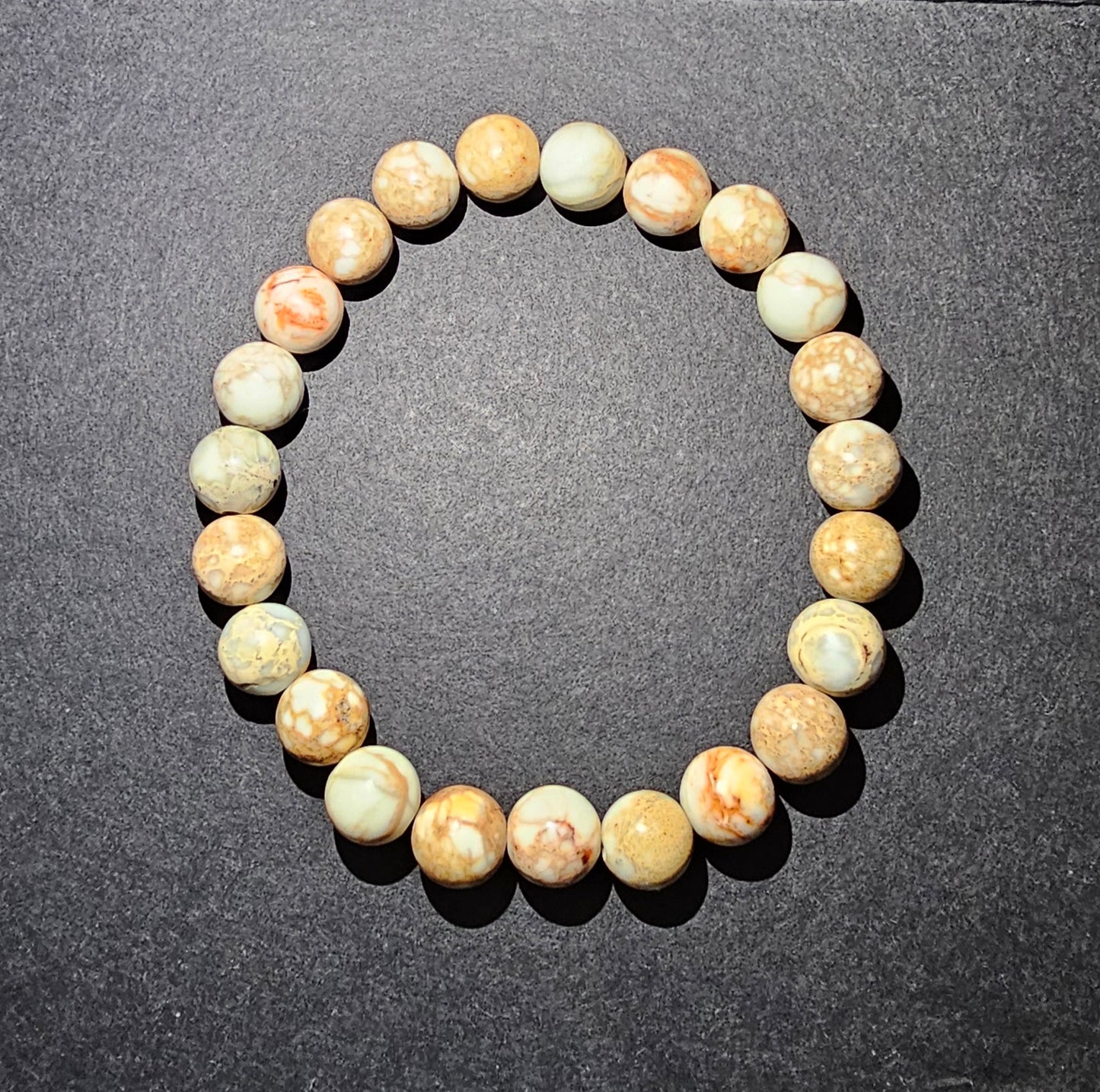 Bracelet élastique en jaspe impérial