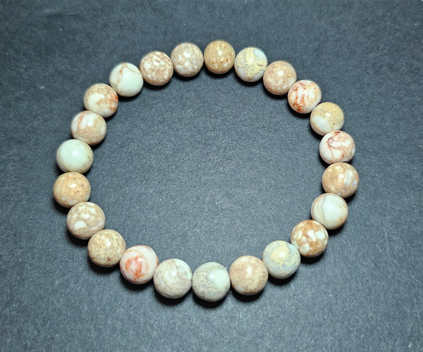Bracelet élastique en jaspe impérial