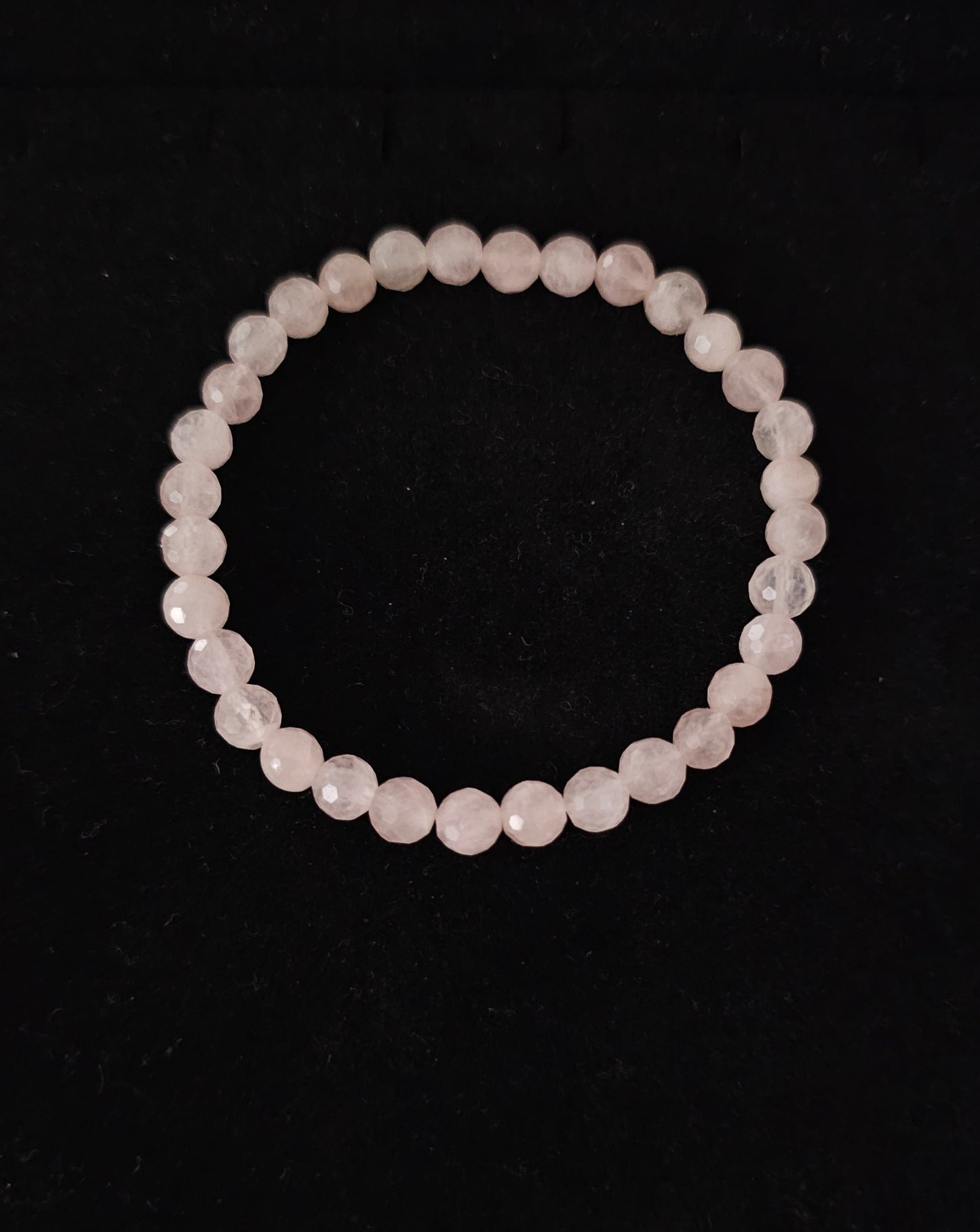 Bracelet en quartz rose