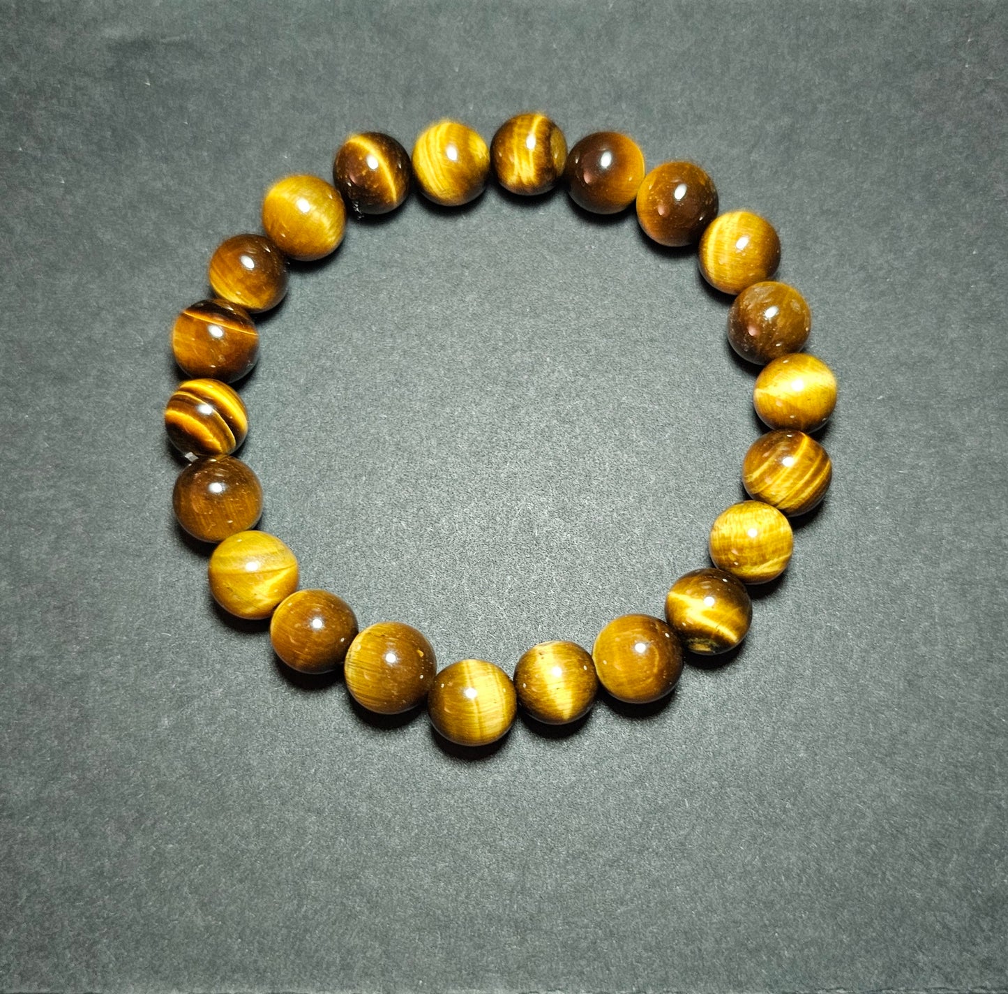 Bracelet élastique œil de tigre