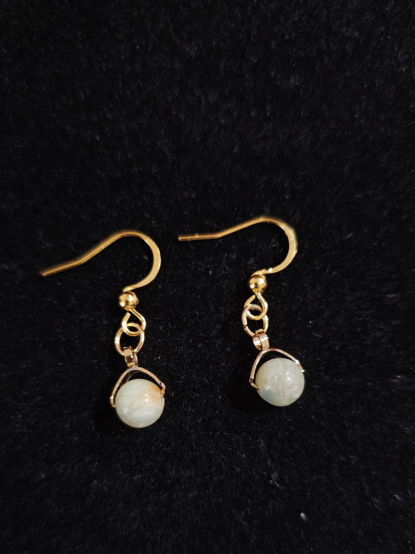 Boucle d'oreilles en amazonite