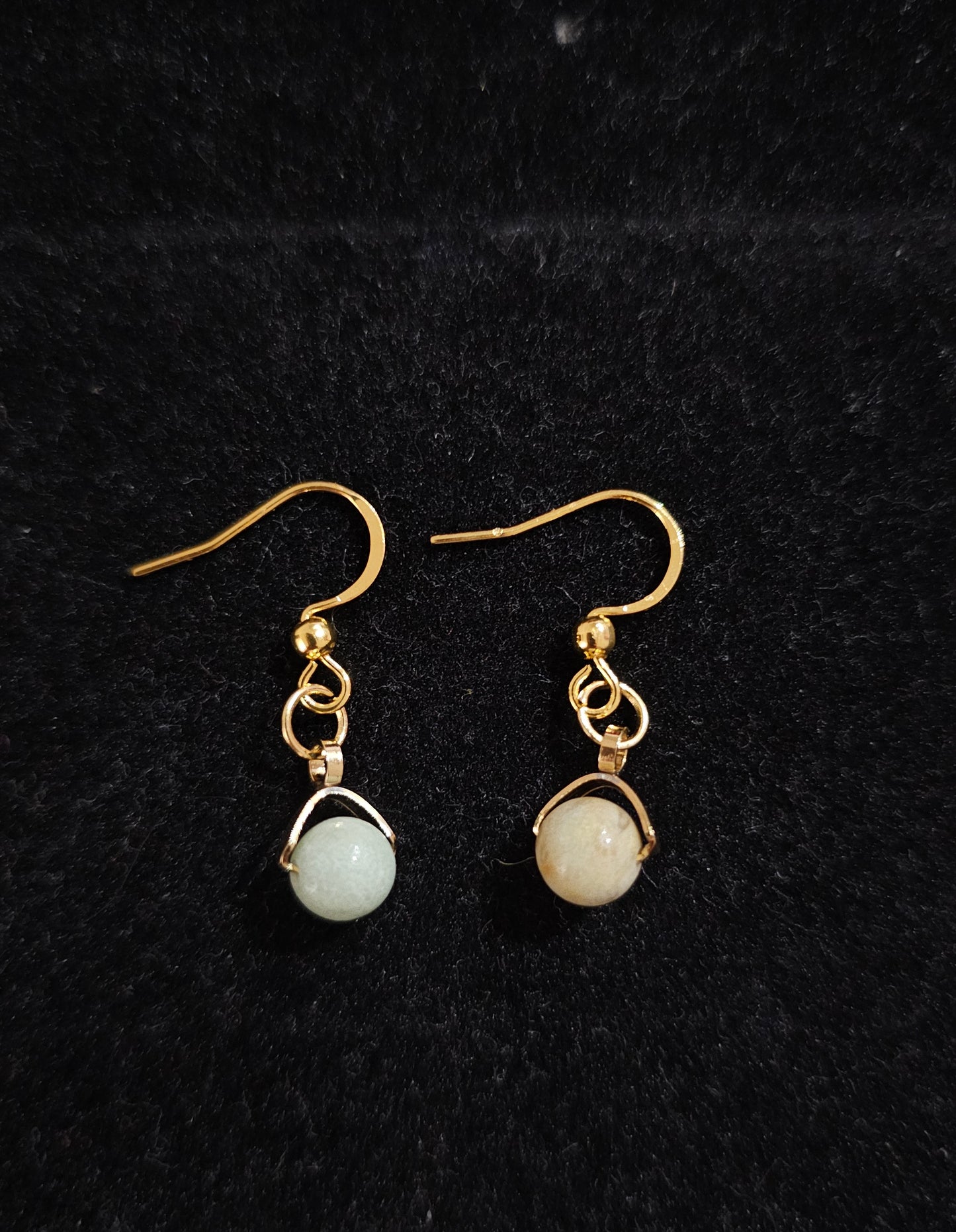 Boucle d'oreilles en amazonite