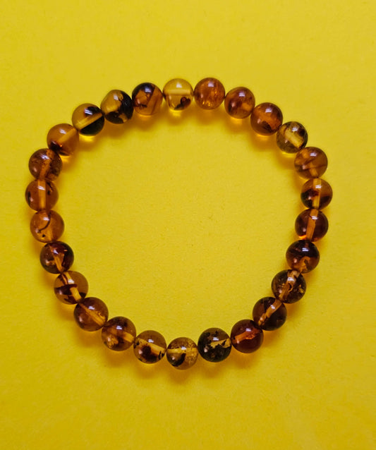 Braclet en pierre d'ambre